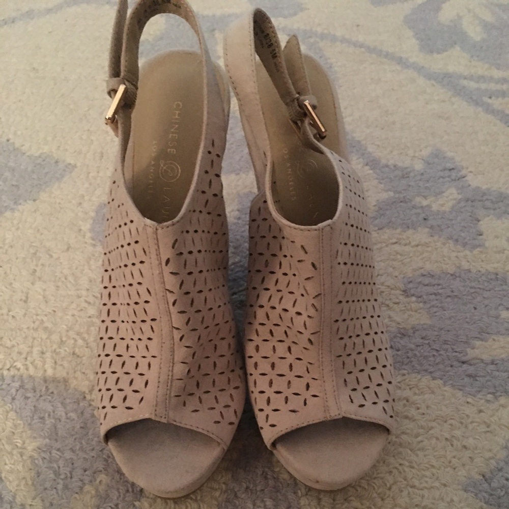 CHINESE Laundry Matilda Wedge Shoe Booties